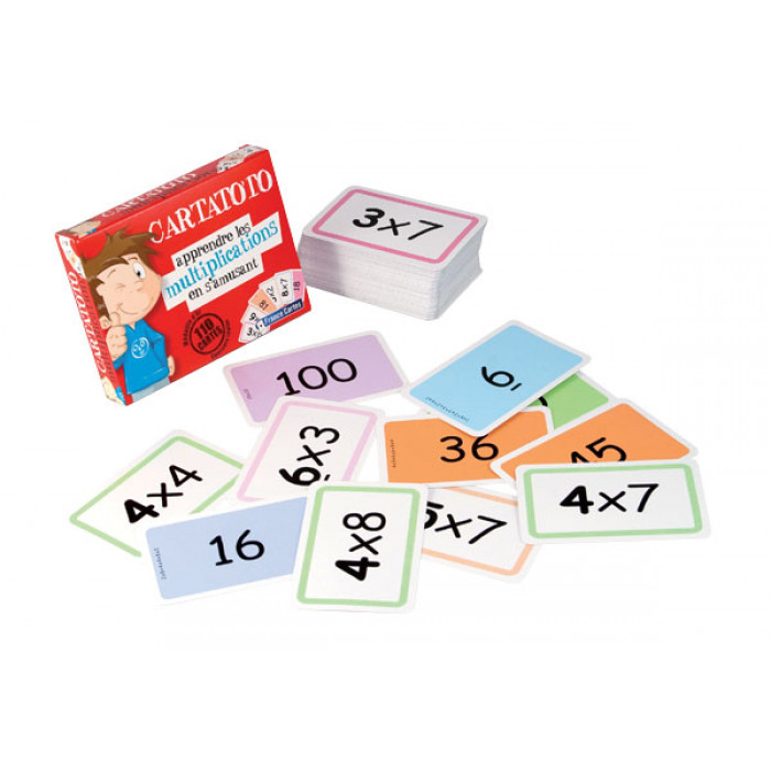 Cartatoto Multiplications - Démo du jeu de cartes éducatif (Médaille d'or  concours Lépine) 